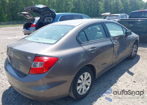 2012 Honda Civic Lx из США, поврежденный, VIN 19XFB2F52CE076933